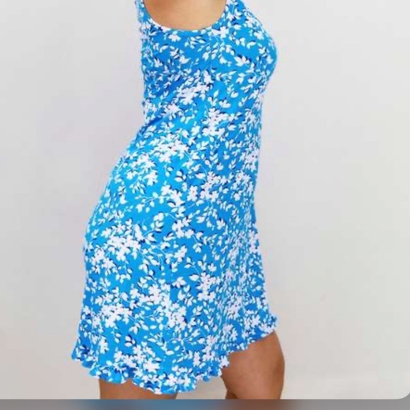 DRAPER JAMES Floral Ruffle Nightie Gown S/M - Picture 4 of 9